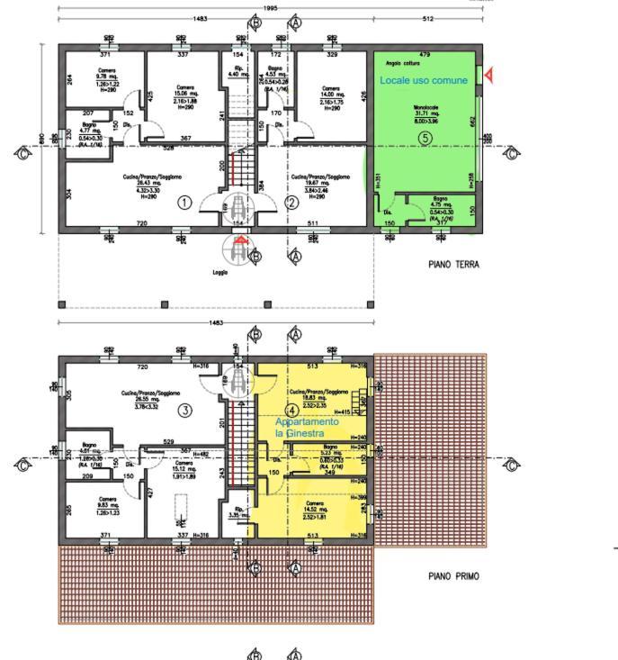 Apartamento Casal Del Sole - La Ginestra Montefelcino Exterior foto